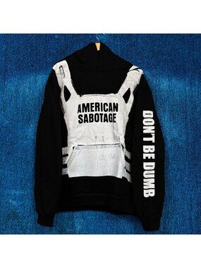 ASAP Rocky x AWGE American Sabotage Dont Be Dumb Hoodie L